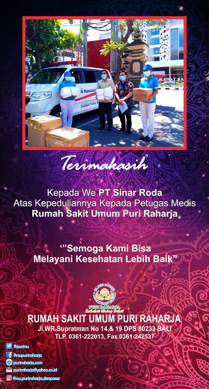 Terima kasih kepada We PT. Sinar Roda 