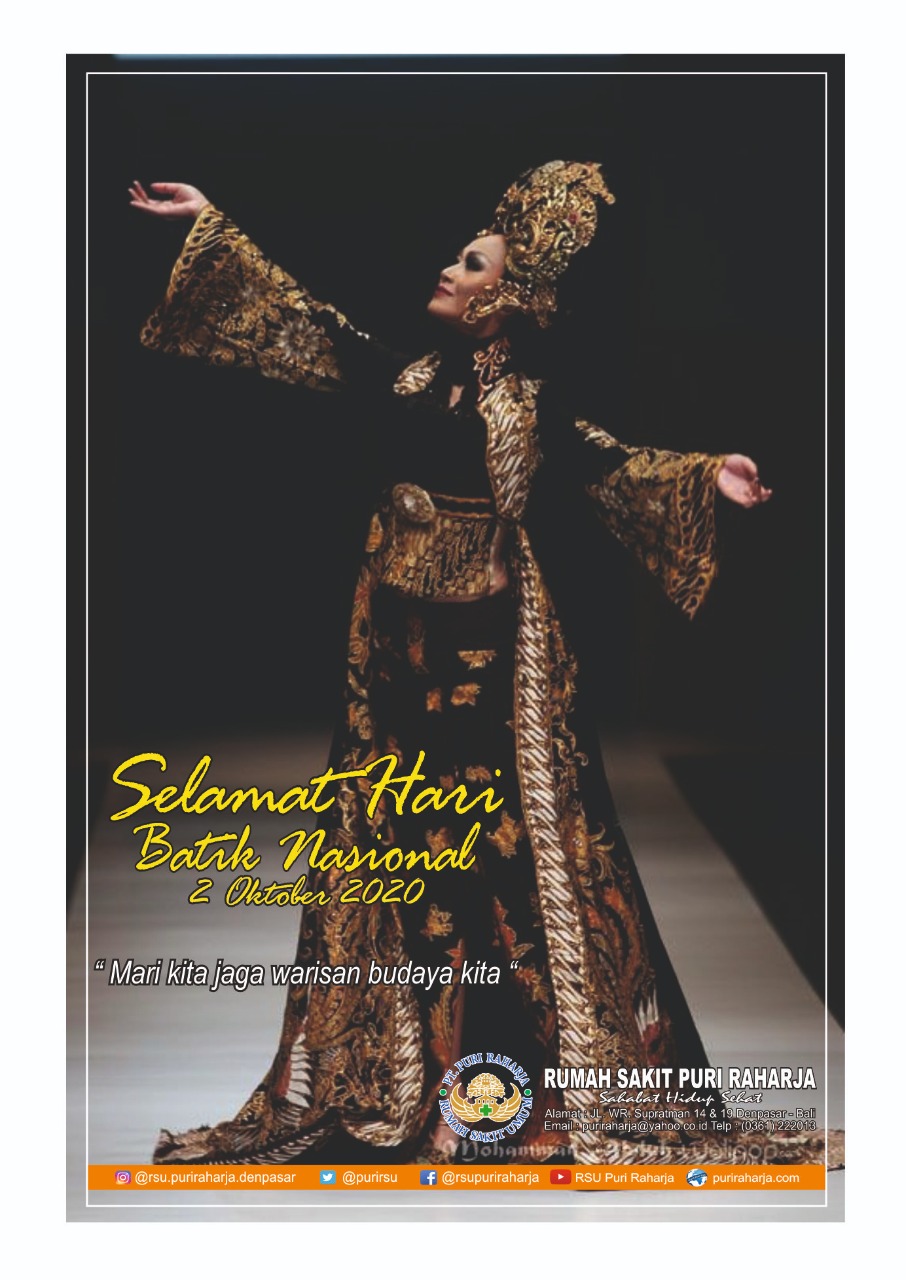 Hari Batik Nasional diperingati setiap tahun tanggal 2 Oktober.