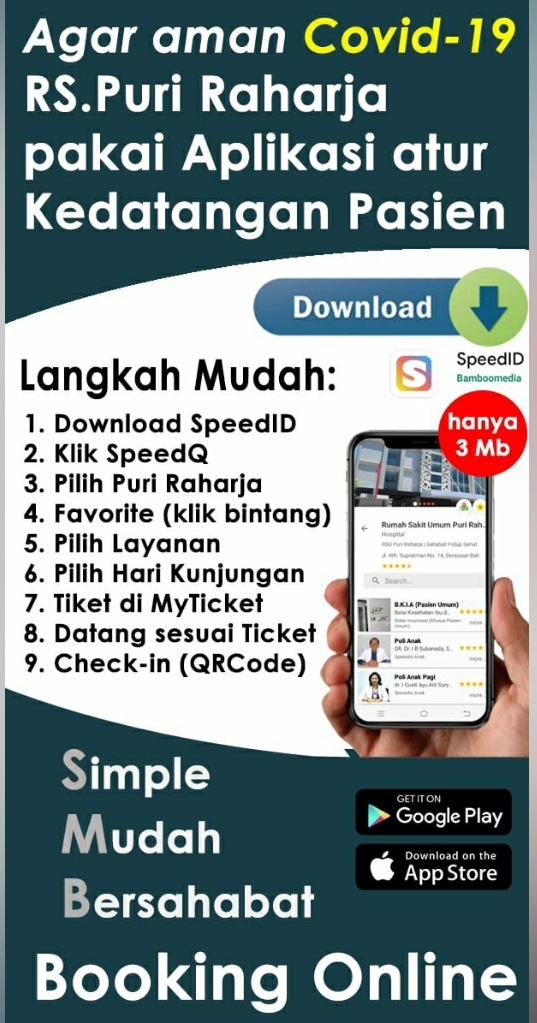 Dalam Upaya Pencegahan Covid-19, RSU Puri Raharja Pakai Aplikasi  Atur Kedatangan Pasien 