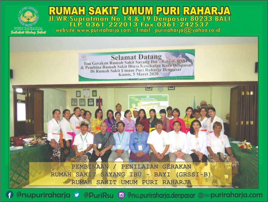 RSU Puri Raharja Mengikuti Penilaian dan Pembinaan Rumah Sakit Sayang Ibu dan Bayi