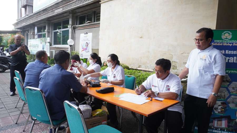 MINI MEDICAL CHECK UP DENGAN PT AJ MANDIRI INHEALTH BAGI KARYAWAN BPD CABANG RENON