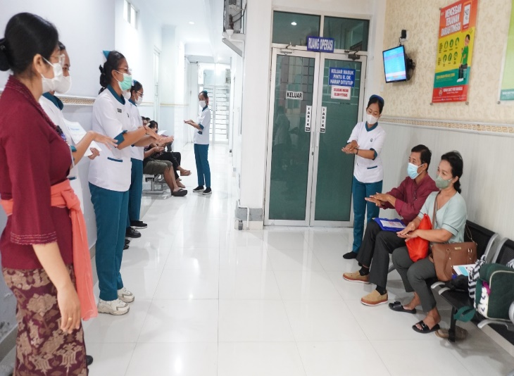 Penyuluhan Oleh Mahasiswa STIKES  BINA USADA Tentang Cuci Tangan Yang Benar